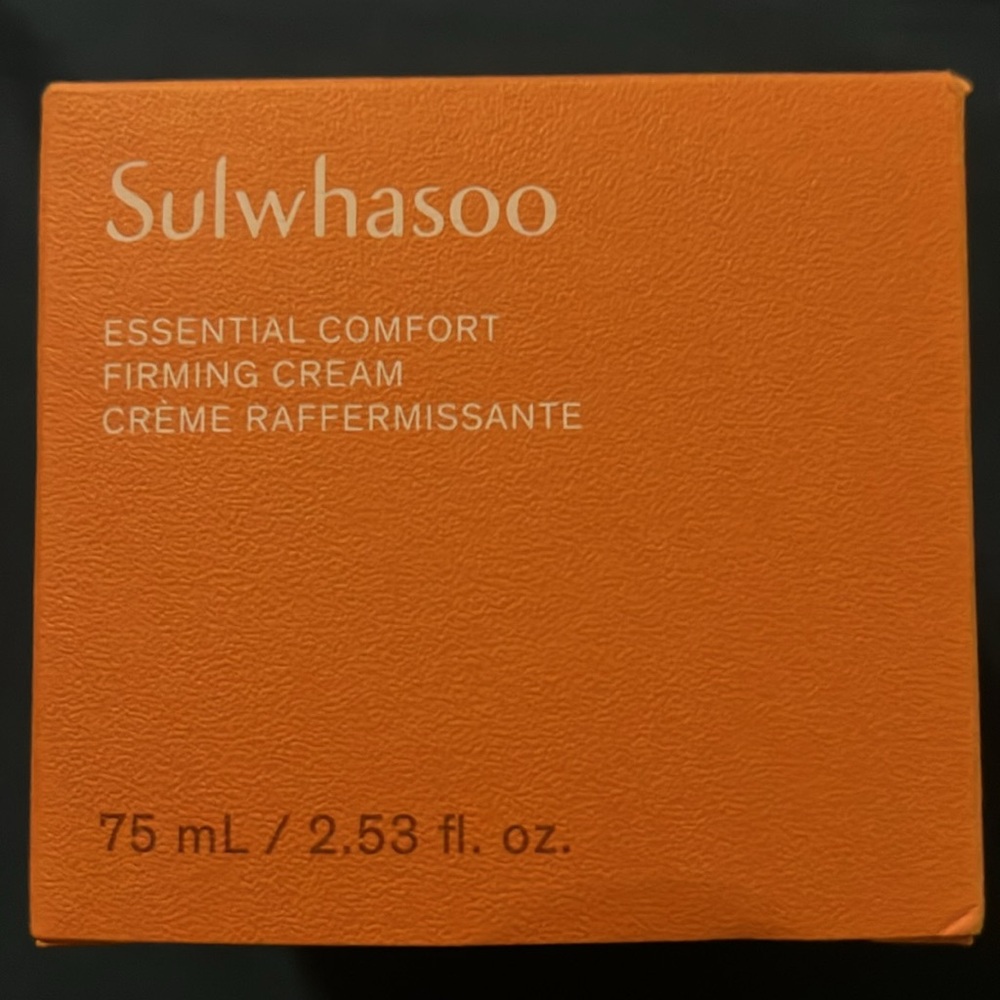 Sulwhasoo Essential Comfort Firming Cream Full Size 2.53 oz Brand new in box